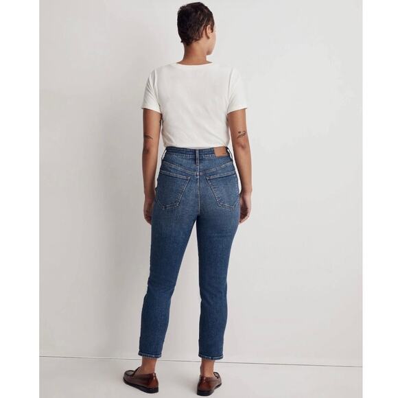 Madewell The Curvy Perfect Vintage Manford Wash Instacozy Jeans Size 24 - Picture 4 of 13